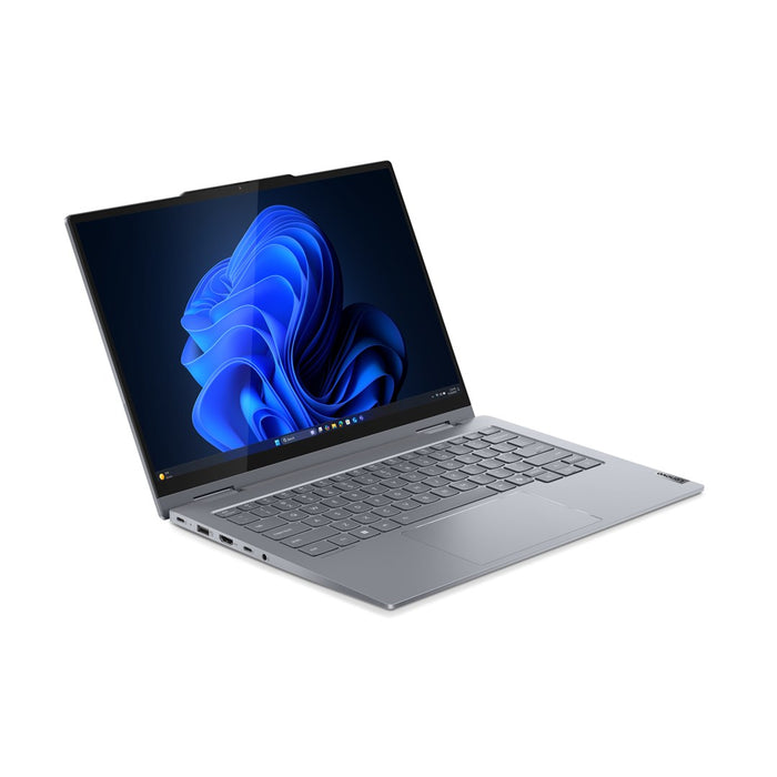 Lenovo ThinkBook 14 2-в-1 G5 IAU Intel Core Ultra 7 255U Хибриден (2-в-1) 35.6 см (14") Сензорен екран WUXGA 16 GB DDR5-SDRAM 512 GB SSD Wi-Fi 6E (802.11ax) Windows 11 Pro Швейцарско сиво
