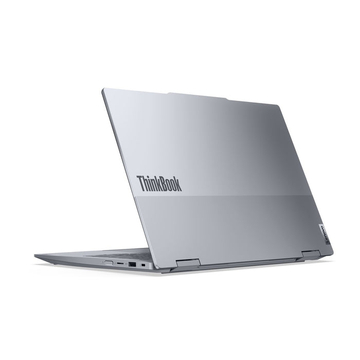 Lenovo ThinkBook 14 2-в-1 G5 IAU Intel Core Ultra 7 255U Хибриден (2-в-1) 35.6 см (14") Сензорен екран WUXGA 16 GB DDR5-SDRAM 512 GB SSD Wi-Fi 6E (802.11ax) Windows 11 Pro Швейцарско сиво