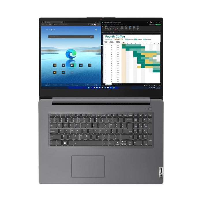Lenovo V17 G4 IRU Intel® Core™ i7 i7-13620H лаптоп 43.9 см (17.3") Full HD 16 GB DDR4-SDRAM 512 GB SSD Wi-Fi 6 (802.11ax) Windows 11 Pro Английски Сив