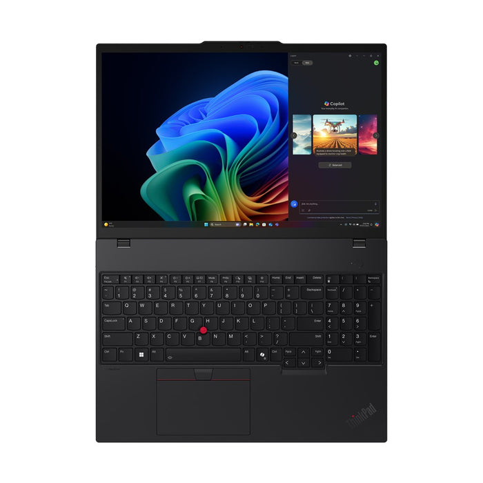 Lenovo ThinkPad T16 Gen 4 (AMD) Copilot+ PC AMD Ryzen™ AI 7 350 Лаптоп 40.6 см (16") WUXGA 16 GB DDR5-SDRAM 512 GB SSD Wi-Fi 7 (802.11be) Windows 11 Pro Черен Нов Преопакован/Преопакован