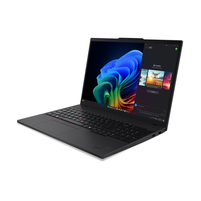 Lenovo ThinkPad T16 Gen 4 (AMD) Copilot+ PC AMD Ryzen™ AI 7 350 Лаптоп 40.6 см (16") WUXGA 16 GB DDR5-SDRAM 512 GB SSD Wi-Fi 7 (802.11be) Windows 11 Pro Черен Нов Преопакован/Преопакован