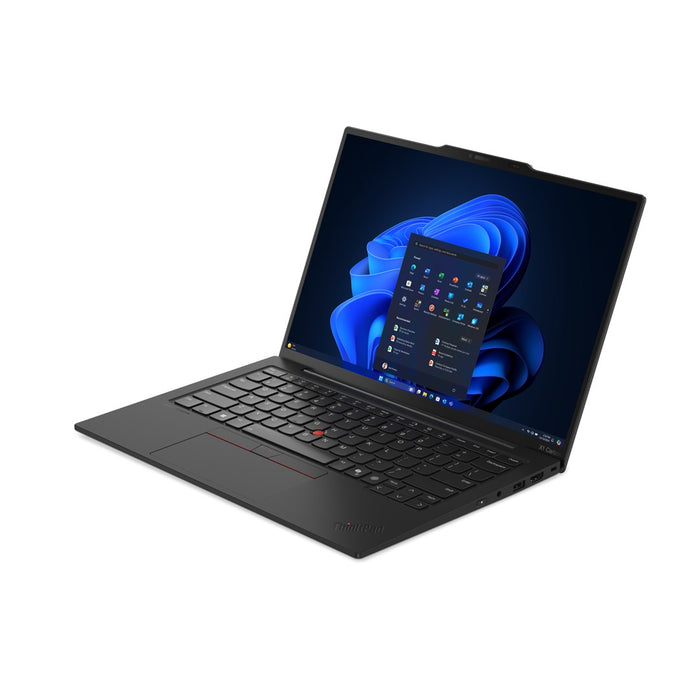 Lenovo ThinkPad X1 Carbon Gen 13 Aura Edition Лаптоп Intel Core Ultra 7 255U 35.6 см (14") Сензорен екран WUXGA 32 GB LPDDR5x-SDRAM 1 TB SSD Wi-Fi 6E (802.11ax) Windows 11 Pro Американски английски Черен Нов, преопакован/Преопакован