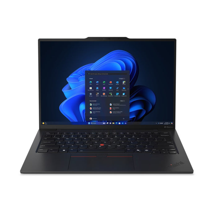 Lenovo ThinkPad X1 Carbon Gen 13 Aura Edition Лаптоп Intel Core Ultra 7 255U 35.6 см (14") Сензорен екран WUXGA 32 GB LPDDR5x-SDRAM 1 TB SSD Wi-Fi 6E (802.11ax) Windows 11 Pro Американски английски Черен Нов, преопакован/Преопакован