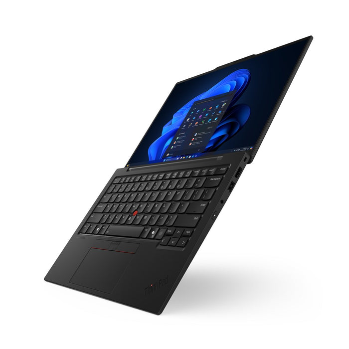 Lenovo ThinkPad X1 Carbon Gen 13 Aura Edition Лаптоп Intel Core Ultra 7 255U 35.6 см (14") Сензорен екран WUXGA 32 GB LPDDR5x-SDRAM 1 TB SSD Wi-Fi 6E (802.11ax) Windows 11 Pro Американски английски Черен Нов, преопакован/Преопакован