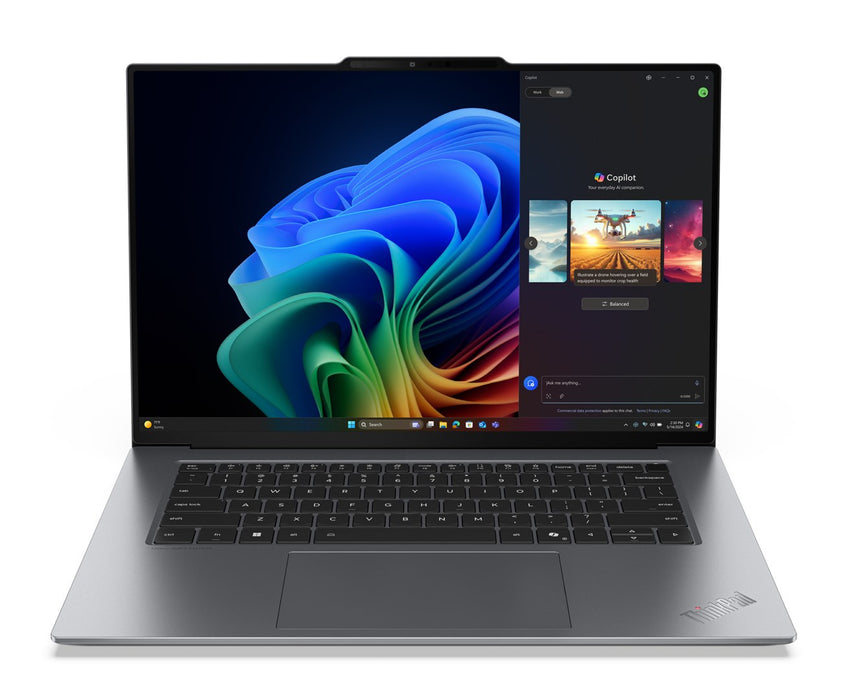 Lenovo ThinkPad X9-15 Gen 1 Copilot+ PC Лаптоп Intel Core Ultra 7 258V 38.9 см (15.3") Сензорен екран 2.8K 32 GB LPDDR5x-SDRAM 1 TB SSD Wi-Fi 7 (802.11be) Windows 11 Pro Американски английски Сив Нов, преопакован/преопакован