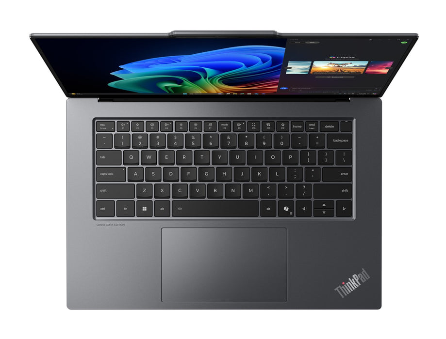Lenovo ThinkPad X9-15 Gen 1 Copilot+ PC Лаптоп Intel Core Ultra 7 258V 38.9 см (15.3") Сензорен екран 2.8K 32 GB LPDDR5x-SDRAM 1 TB SSD Wi-Fi 7 (802.11be) Windows 11 Pro Американски английски Сив Нов, преопакован/преопакован