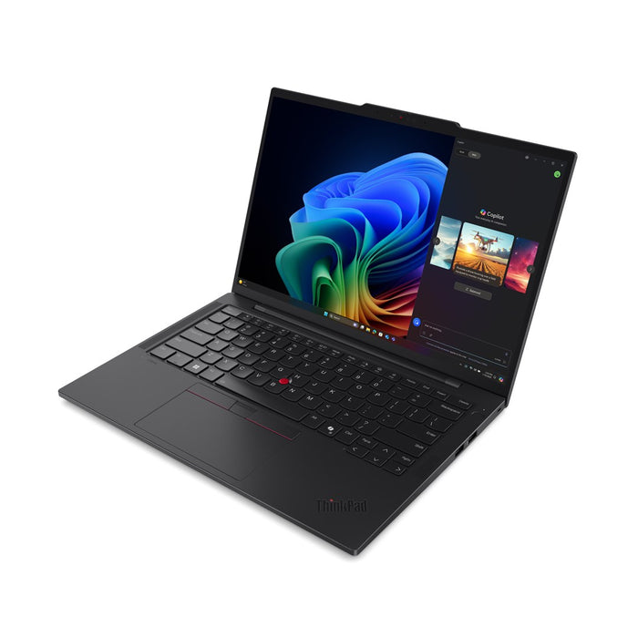 Lenovo ThinkPad T14s Gen 6 (Intel) Copilot+ PC Intel Core Ultra 7 258V Лаптоп 35.6 см (14") Сензорен екран WUXGA 32 GB LPDDR5x-SDRAM 1 TB SSD Wi-Fi 7 (802.11be) Windows 11 Pro Английски Черен