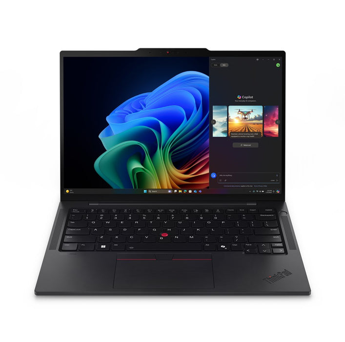 Lenovo ThinkPad T14s Gen 6 (Intel) Copilot+ PC Intel Core Ultra 7 258V Лаптоп 35.6 см (14") Сензорен екран WUXGA 32 GB LPDDR5x-SDRAM 1 TB SSD Wi-Fi 7 (802.11be) Windows 11 Pro Английски Черен