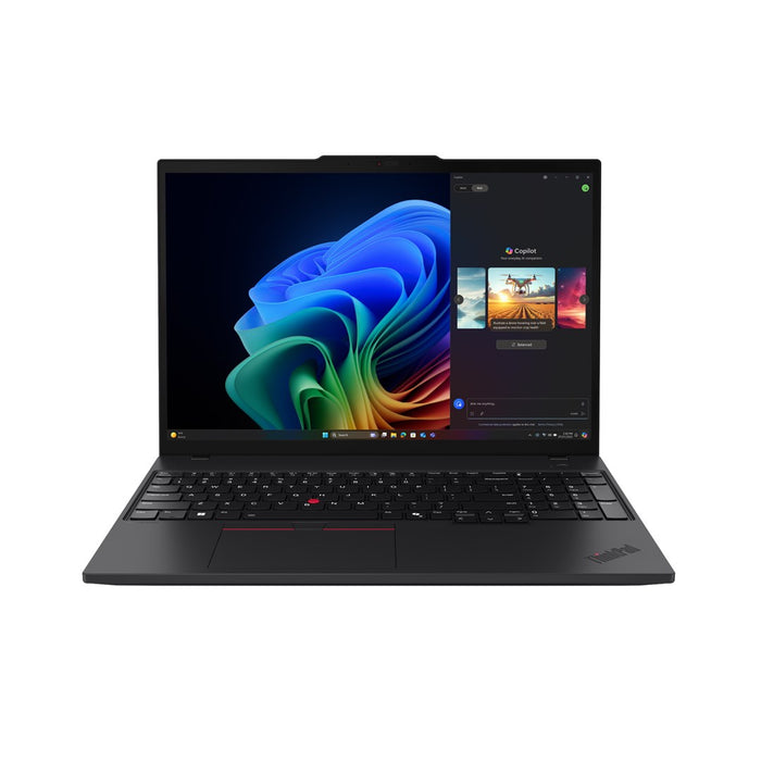 Lenovo ThinkPad T16 Gen 4 (AMD) Copilot+ PC AMD Ryzen™ AI 7 350 Лаптоп 40.6 см (16") WUXGA 32 GB DDR5-SDRAM 1 TB SSD Wi-Fi 7 (802.11be) Windows 11 Pro Английски Черен