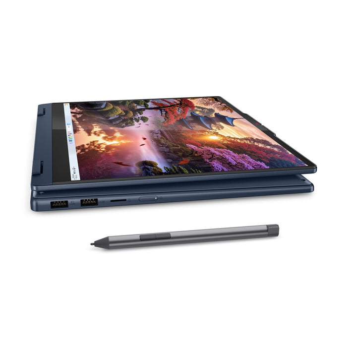 Lenovo IdeaPad 5 2-в-1 14AKP10 Copilot+ PC AMD Ryzen™ AI 7 350 Хибриден (2-в-1) 35.6 см (14") Сензорен екран WUXGA 16 GB LPDDR5x-SDRAM 1 TB SSD Wi-Fi 7 (802.11be) Windows 11 Home Английски Син Нов Преопакован/Преопакован
