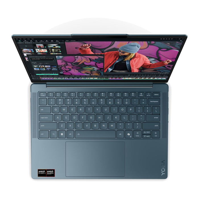 Lenovo Yoga Slim 7 14AKP10 Ryzen AI 5 340 14" WUXGA OLED 400nits 60Hz Glossy 16GB LPDDR5-6400 SSD512 Radeon 840M Graphics Cam1080p 70Wh Win11 Tidal Teal