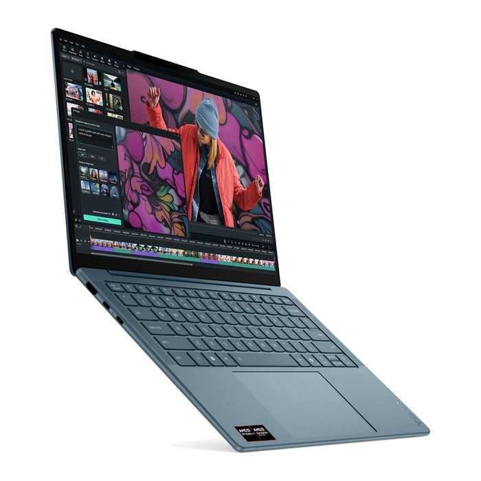 Lenovo Yoga Slim 7 14AKP10 Ryzen AI 5 340 14" WUXGA OLED 400nits 60Hz Glossy 16GB LPDDR5-6400 SSD512 Radeon 840M Graphics Cam1080p 70Wh Win11 Tidal Teal
