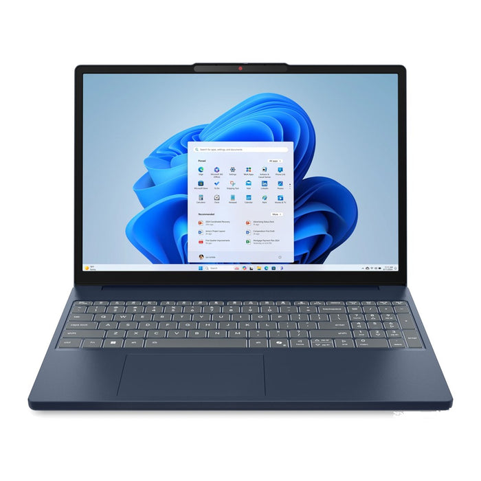 Lenovo IdeaPad Slim 3 15ARP10 Ryzen 5 1500 15.3" WUXGA IPS 300 нита AG 16GB DDR5 4800 512GB SSD Radeon 660M 720p уеб камера 60Wh батерия Windows 11 Cosmic Blue