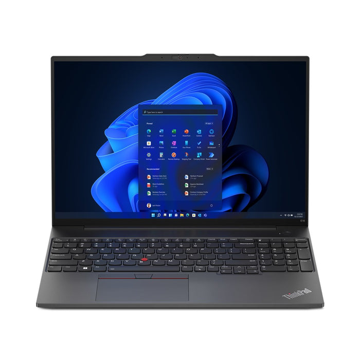 Lenovo ThinkPad E16 Gen 1 (Intel) Intel® Core™ i5 i5-1335U лаптоп 40.6 см (16") WUXGA 16 GB DDR4-SDRAM 256 GB SSD Wi-Fi 6 (802.11ax) Windows 11 Pro Американски английски Черен Нов Преопакован/Преопакован