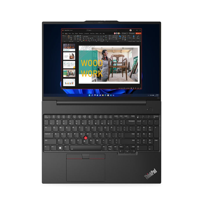 Lenovo ThinkPad E16 Gen 1 (Intel) Intel® Core™ i5 i5-1335U лаптоп 40.6 см (16") WUXGA 16 GB DDR4-SDRAM 256 GB SSD Wi-Fi 6 (802.11ax) Windows 11 Pro Американски английски Черен Нов Преопакован/Преопакован