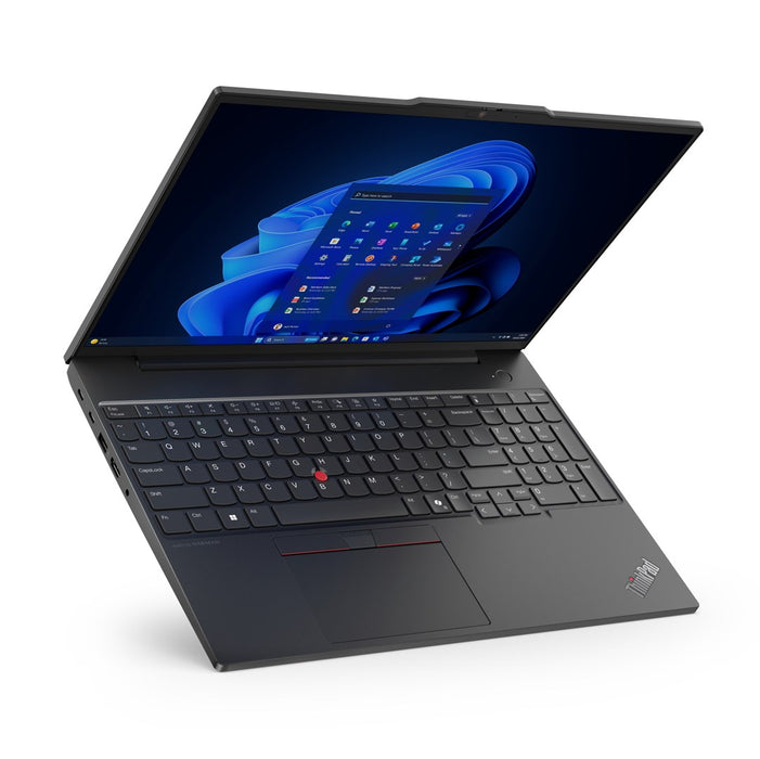 Lenovo ThinkPad E16 AMD Ryzen™ 7 7735U лаптоп 40.6 см (16") сензорен екран WUXGA 16 GB DDR5-SDRAM 1 TB SSD Wi-Fi 6 (802.11ax) Windows 11 Pro американски английски черен Нов преопакован/преопакован