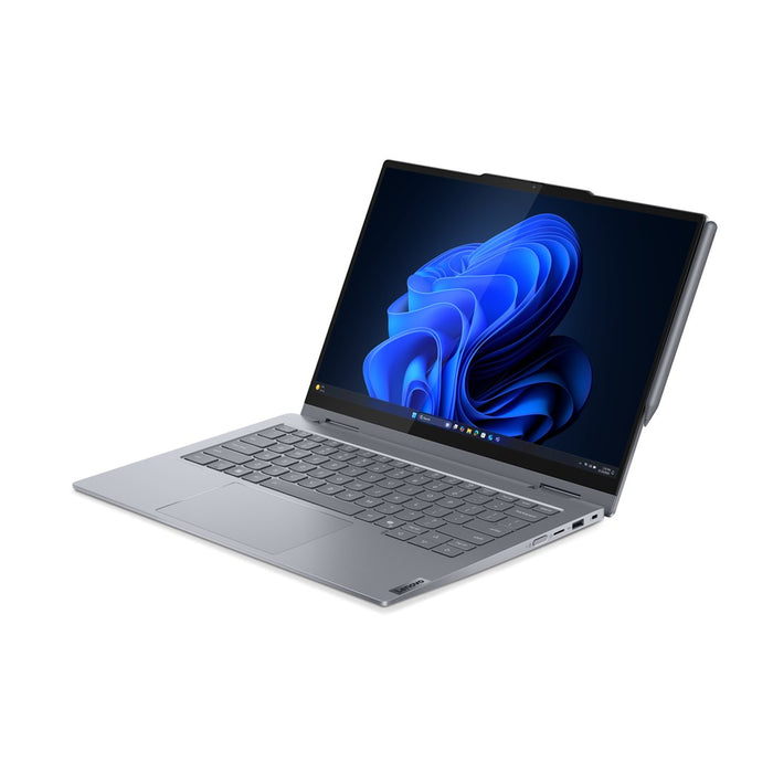 Lenovo ThinkBook 14 2-в-1 G5 IAU Intel Core Ultra 5 225U Хибриден (2-в-1) 35.6 см (14") Сензорен екран WUXGA 16 GB DDR5-SDRAM 512 GB SSD Wi-Fi 6E (802.11ax) Windows 11 Pro Английски Сив