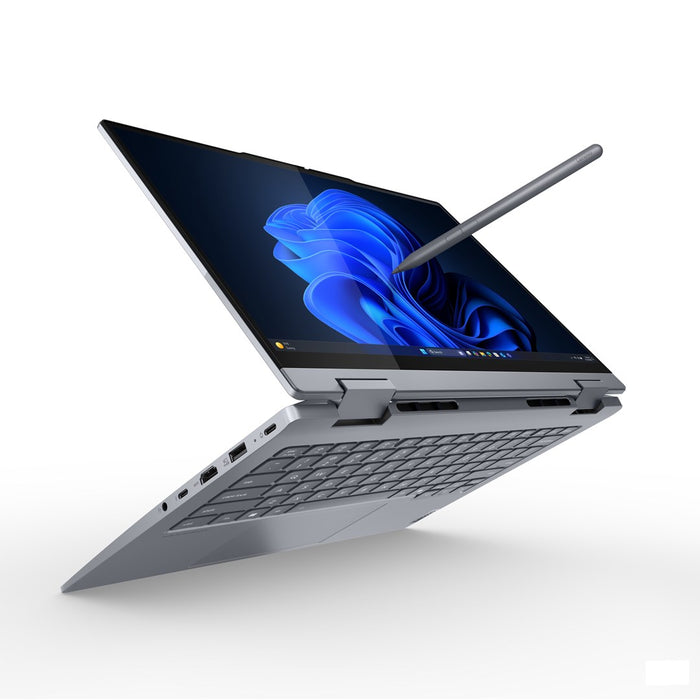 Lenovo ThinkBook 14 2-в-1 G5 IAU Intel Core Ultra 5 225U Хибриден (2-в-1) 35.6 см (14") Сензорен екран WUXGA 16 GB DDR5-SDRAM 512 GB SSD Wi-Fi 6E (802.11ax) Windows 11 Pro Английски Сив
