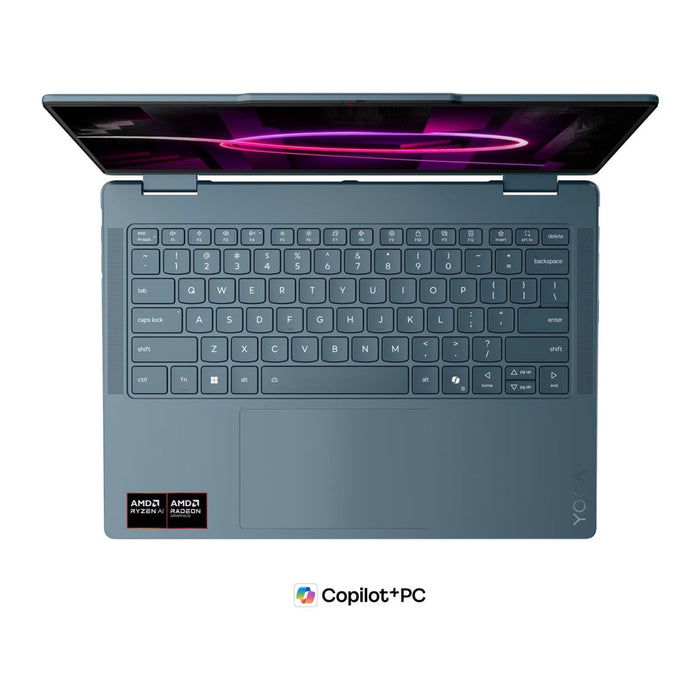 Lenovo Yoga 7 Gen 11 14AGP11 Ryzen AI 5 435 14"WUXGA Touch OLED 400nits 60Hz Glossy 16GB LPDDR5X-8000 SSD512 Radeon 840M Graphics 5.0MP + IR 70Wh Win11 Tidal Teal