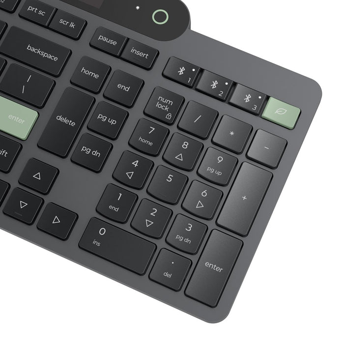 Клавиатура Lenovo 4Y41R69489 за дома/офиса, Bluetooth, американски английски, черен, зелен