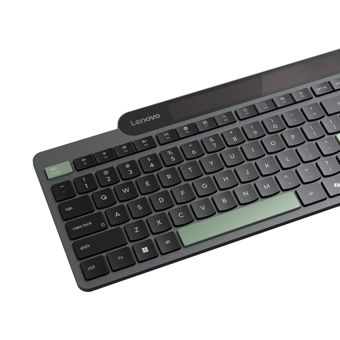 Клавиатура Lenovo 4Y41R69489 за дома/офиса, Bluetooth, американски английски, черен, зелен