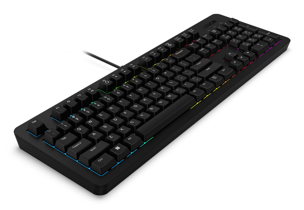 Lenovo GX31N91913 клавиатура и мишка, включена в комплекта, USB, американски английски, черна