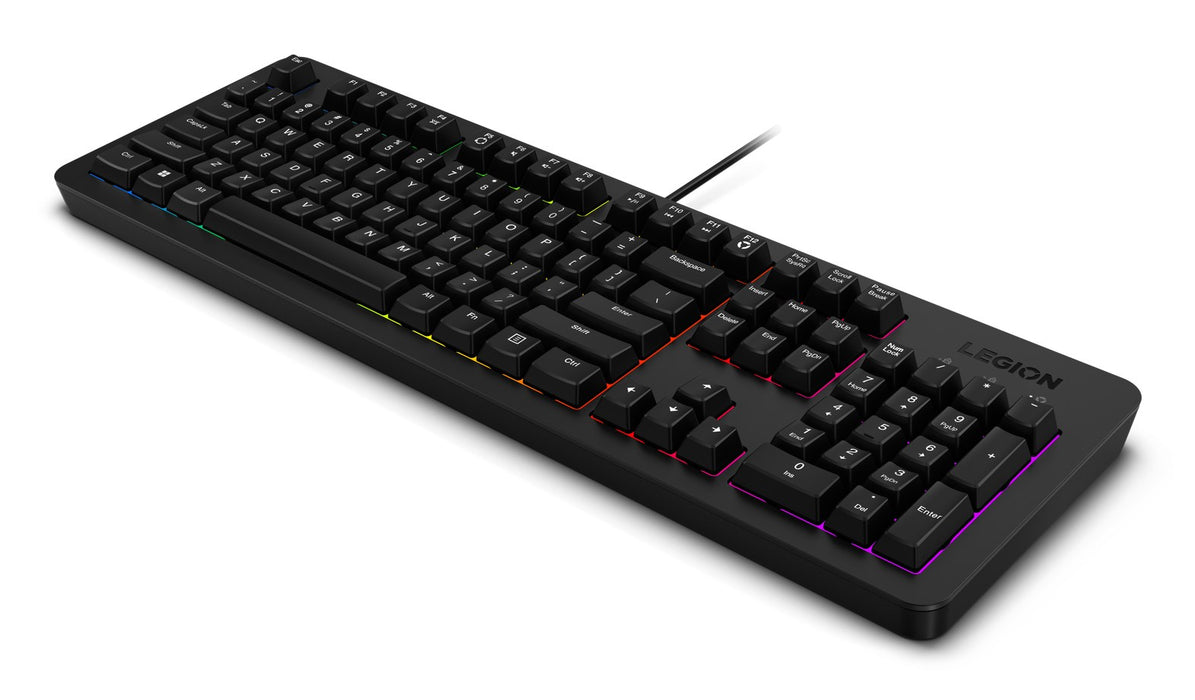 Lenovo GX31N91913 клавиатура и мишка, включена в комплекта, USB, американски английски, черна
