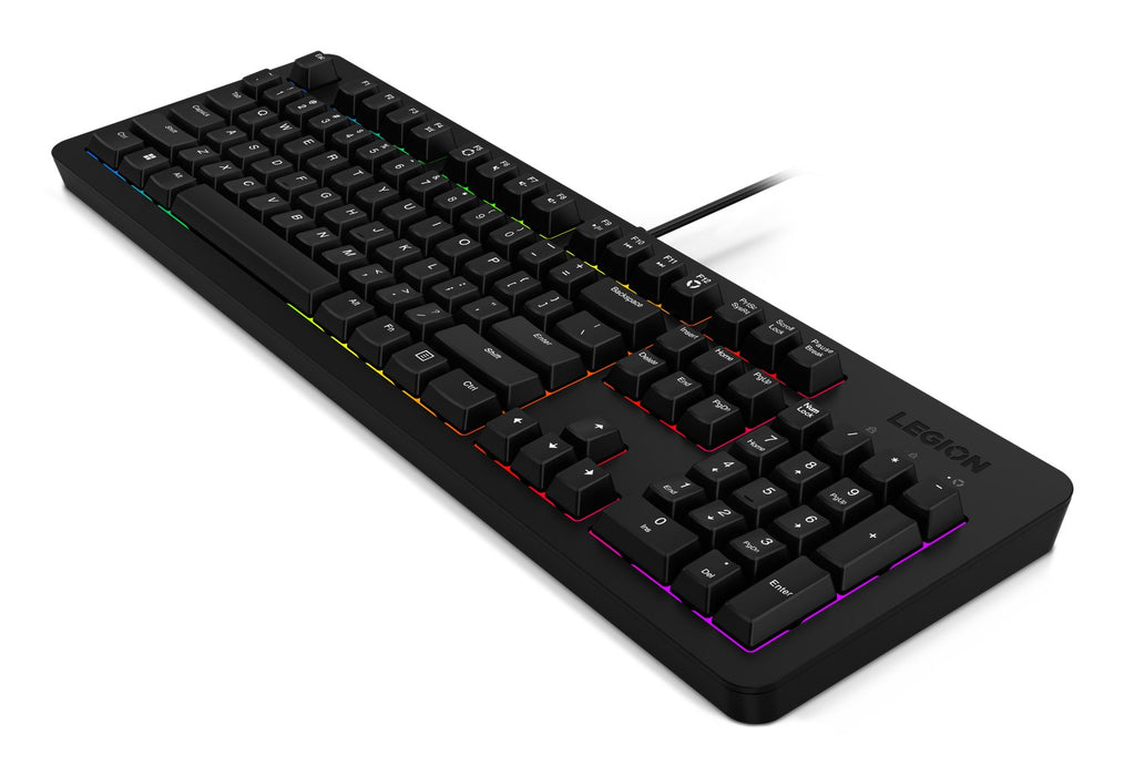 Lenovo GX31N91913 клавиатура и мишка, включена в комплекта, USB, американски английски, черна