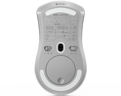 Безжична геймърска мишка Lenovo Legion M600, за двете ръце и дясно рамо, безжична, Bluetooth, USB тип A, оптична, 16000 DPI