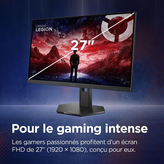 LENOVO Legion 27-10 27-инчов IPS 1920x1080 16:9 240Hz 1000:1 300cd/m2 0.5ms 2xHDMI 2.1 1xDP 1.4 1xAudio Out HDR10 99 sRGB 3 г.