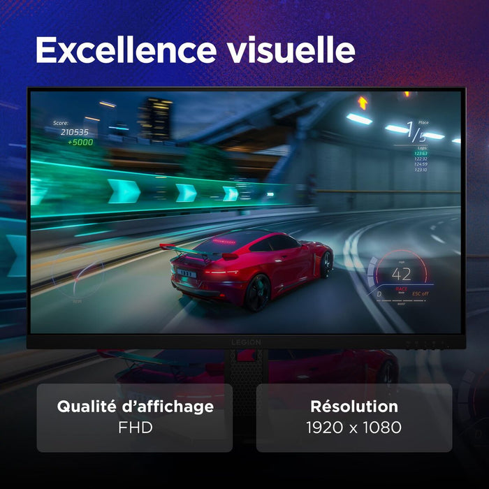 LENOVO Legion 27-10 27-инчов IPS 1920x1080 16:9 240Hz 1000:1 300cd/m2 0.5ms 2xHDMI 2.1 1xDP 1.4 1xAudio Out HDR10 99 sRGB 3 г.