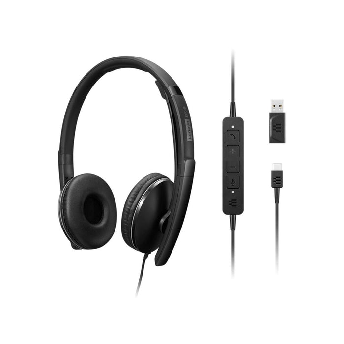 Слушалки Lenovo 4XD1M39029 Черен