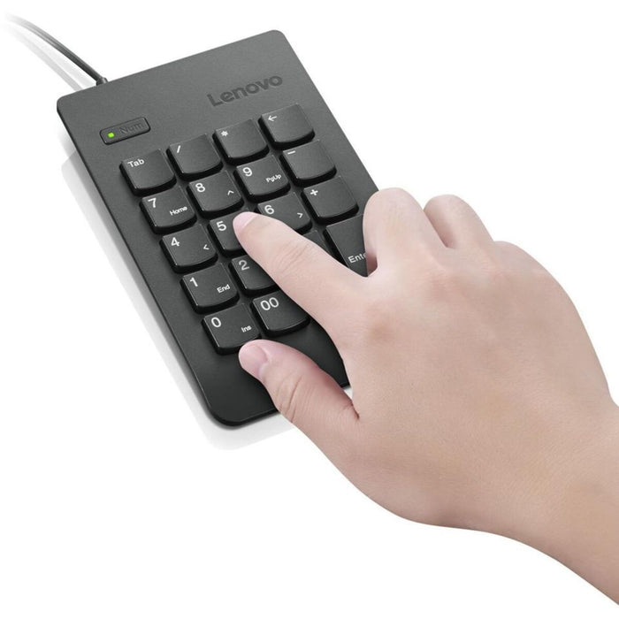 Клавиатура с мишка Lenovo 4Y40R38905 Черен