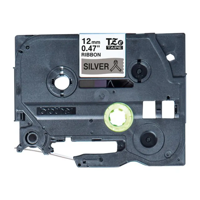 Лента BROTHER P-Touch 12 мм светло сива/златна лента