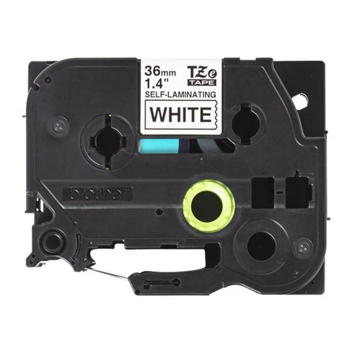 Лента BROTHER TZeSL261 Черно върху Бяло 36мм