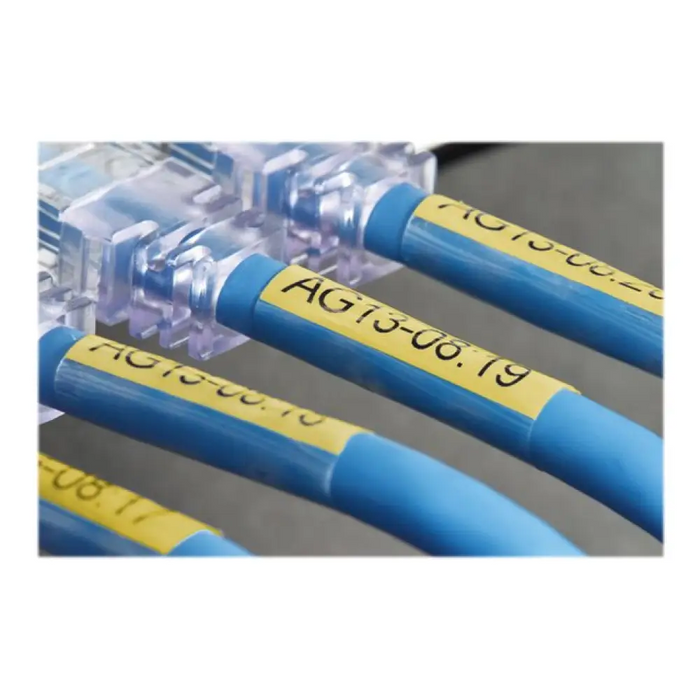 Лента BROTHER TZeSL661 Black on Yellow 36мм