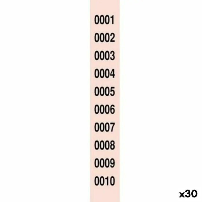 Ленти с Числа за Томбола 1-2000 (30 броя)