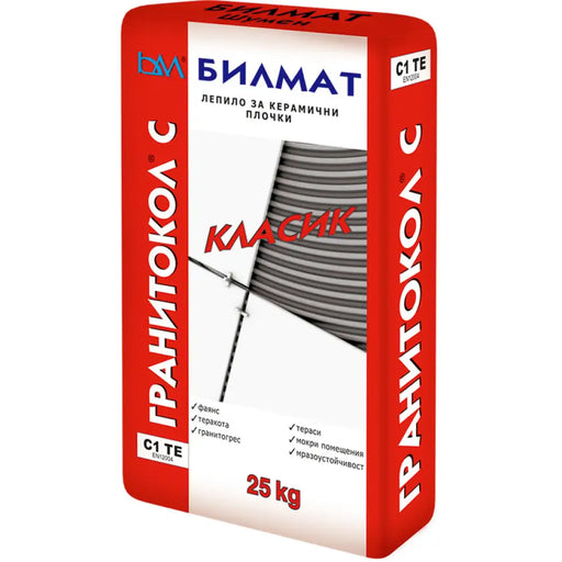 ЛЕПИЛО ЗА ПЛОЧКИ BILMAT ГРАНИТОКОЛ C