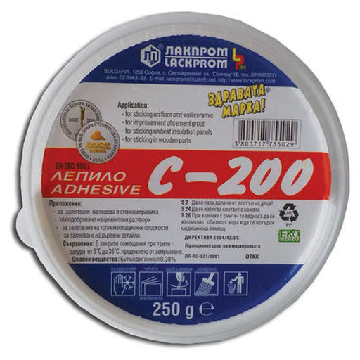 ЛЕПИЛО C 200 СТРОИТЕЛНО ЛЕПИЛО LACKPROM