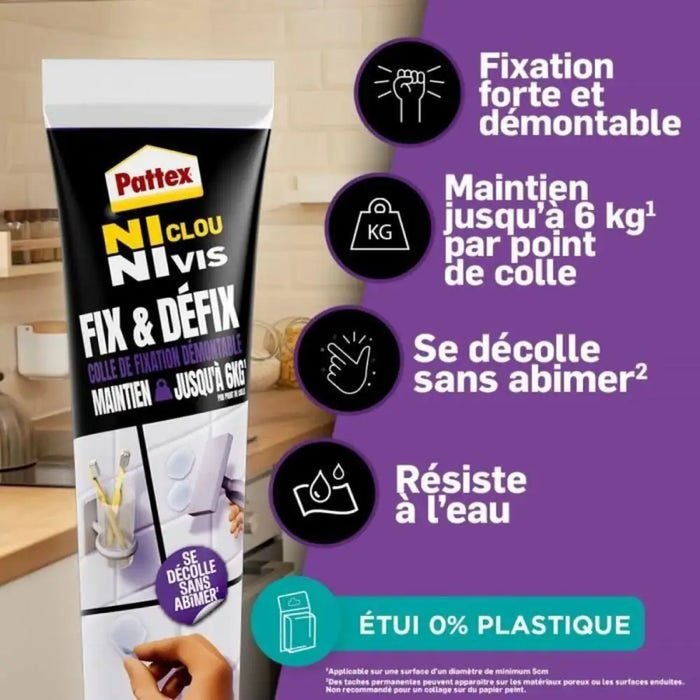 Лепило Pattex Fix & Défix 44 g