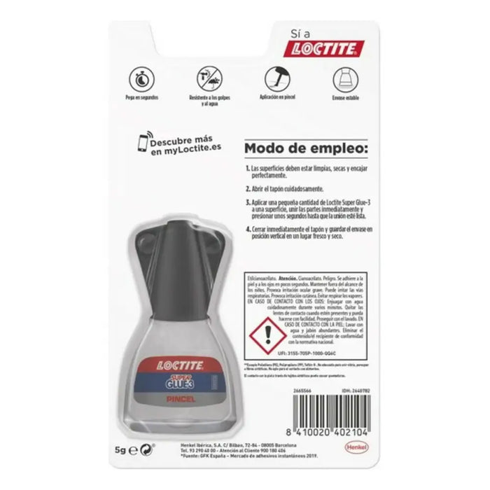 Лепило Super Glue 3 Loctite 767806 Четка за рисуване (1