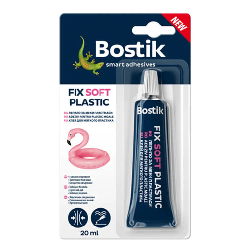 ЛЕПИЛО ЗА МЕКИ PVC FIX SOFT PLASTIC 20 ML BOSTIK