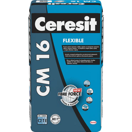 ЛЕПИЛО ЗА ПЛОЧКИ CERESIT CM 16 СИВ