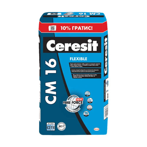ЛЕПИЛО ЗА ПЛОЧКИ ГЪВКАВО CERESIT CM 16 СИВ