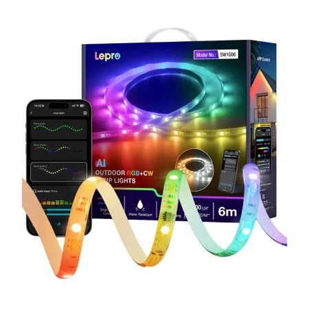 LEPRO SW1-6 RGB интелигентна LED лента, 6 м
