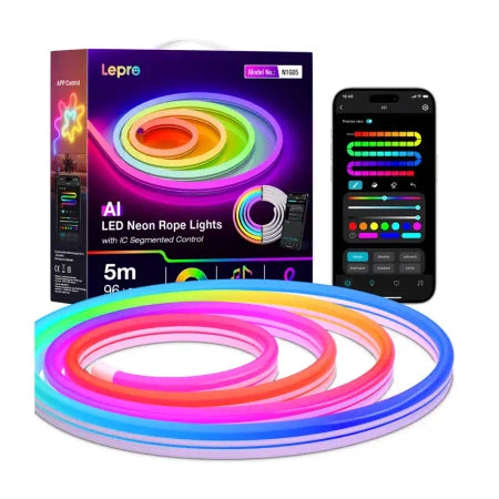 LEPRO N1-5 RGB интелигентна LED лента, 5 м