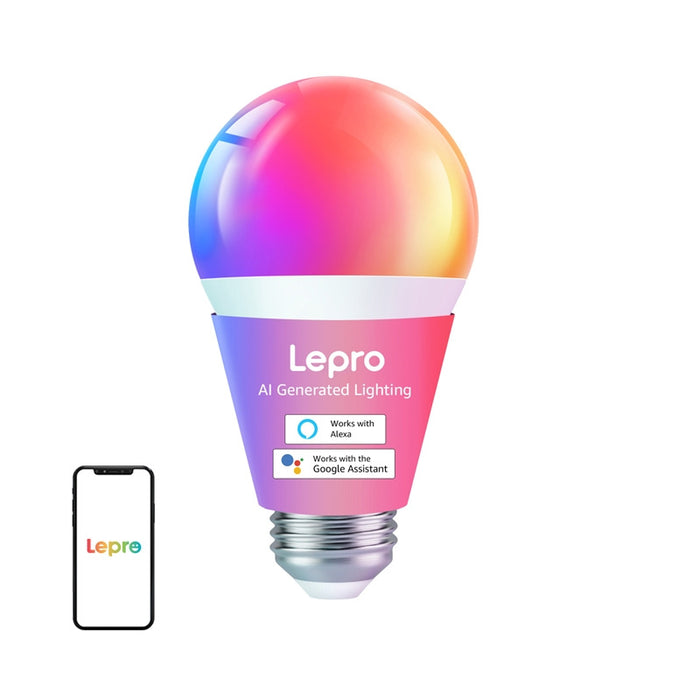 LED крушка LEPRO B1 E27 с Bluetooth и Wi-Fi, 806 лумена