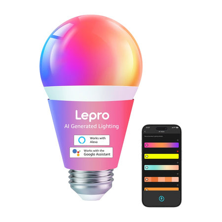 LED крушка LEPRO B1 E27 с Bluetooth и Wi-Fi, 806 лумена