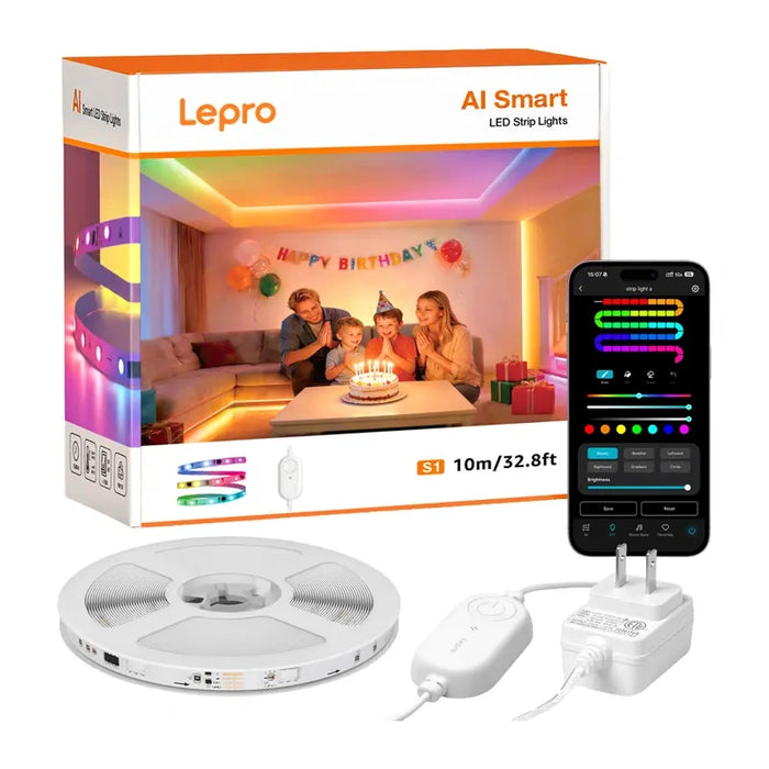Lepro S1 10m Wi-Fi Bluetooth RGBIC LED лента