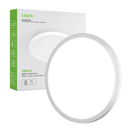 Таванна лампа Lepro 1500038, 18W, 1800 lm
